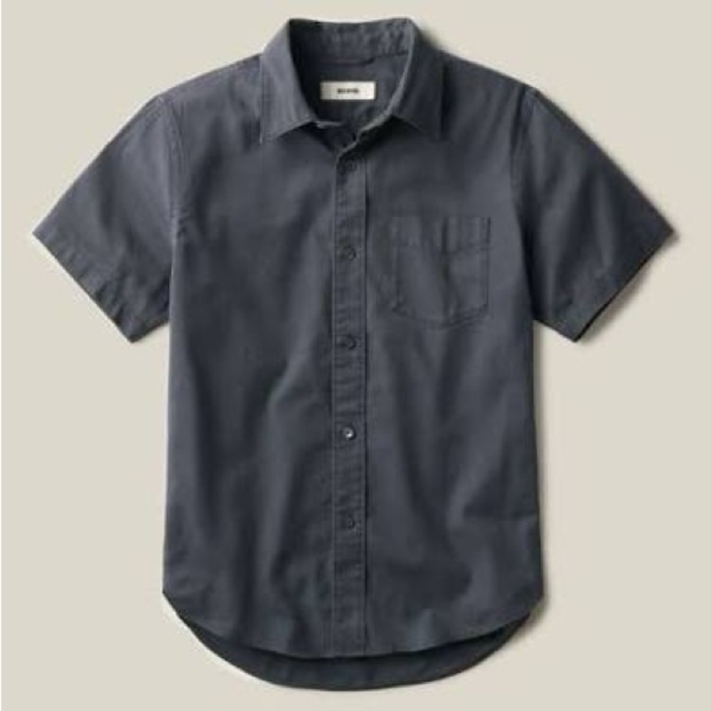 Men's Gray Short Sleeve Shirt